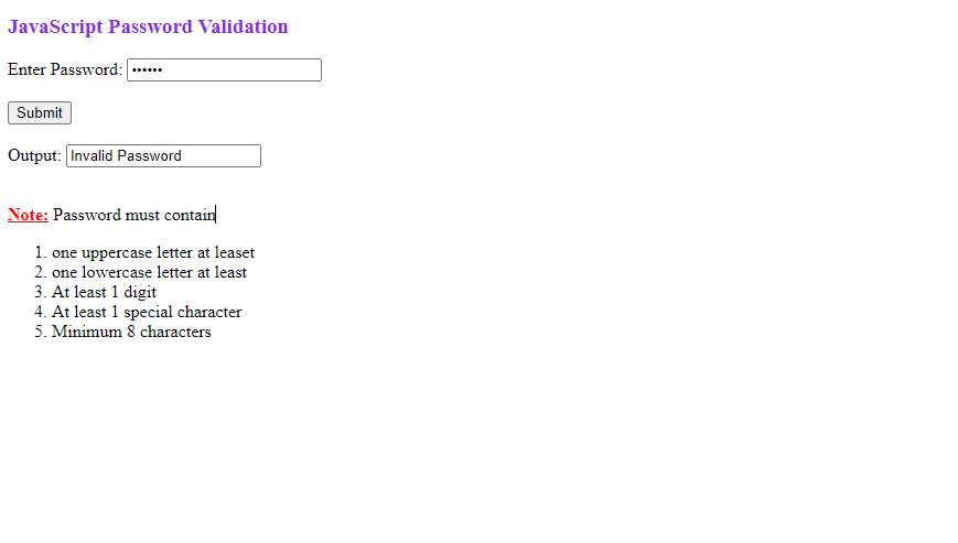 Javascript Validation For Numbers Only